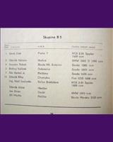 Entry List - M ČSSR Most 1974