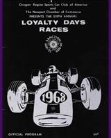 Programme Cover - SCCA Regional Newport 1968