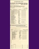 Entry List - European GT Championship Norisring 1975