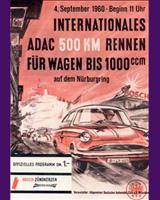 Programme Cover - Nürburgring 500 Kilometres 1960