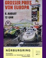 Programme Cover - Rheinland-Pfalz Preis Nürburgring 1961