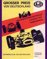 Programme Cover - Rheinland-Pfalz Preis Nürburgring 1967