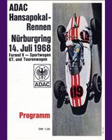 Programme Cover - Nürburgring Hansapokal [Sports] 1968