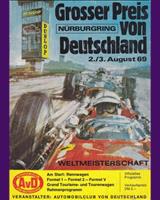 Programme Cover - Nürburgring [Opel Race 2] 1969