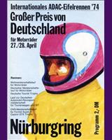 Programme Cover - DRM Nürburgring Eifelrennen 1974