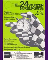 Programme Cover - Nürburgring 24 Hours 1979
