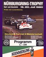 Programme Cover - Nürburgring Trophy 1980