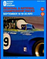 Programme Cover - SCCA National Ontario [ASR+BSR+AP+BP+AS] 1970