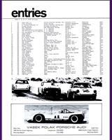 Entry List - SCCA National Ontario [CP+DP+EP] 1970