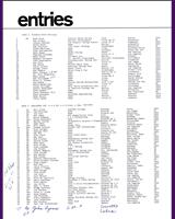 Entry List - SCCA National Ontario [ASR+BSR+AP+BP+AS] 1970