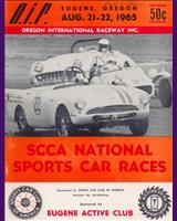 Programme Cover - SCCA National Oregon [CM+DM+EM+FM+GM] 1965