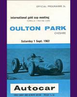 Programme Cover - Gold Cup Oulton Park - Sports Cars 1962