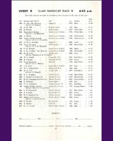 Entry List - BARC Oulton Park - Handicap B 1964