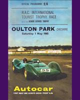 Programme Cover - Tourist Trophy 1965