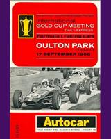 Programme Cover - Gold Cup Oulton Park 1966