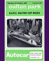 Programme Cover - STP Championship Oulton Park 1969