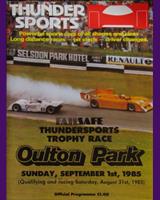 Programme Cover - Thundersports Oulton Park 1985