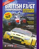 Programme Cover - British GT Championship Oulton Park 2008