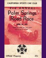 Programme Cover - Palm Springs - Sports 1951