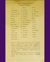 Entry List - Palm Springs [Sports] 1952