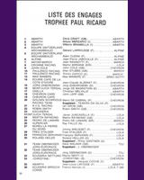 Entry List - European 2-Litre Championship Paul Ricard 1974