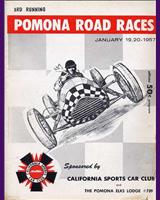 Programme Cover - Pomona - Sports over 1500 cc 1957