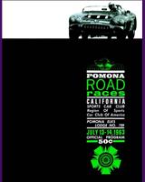Programme Cover - SCCA Regional Pomona [FP] 1963