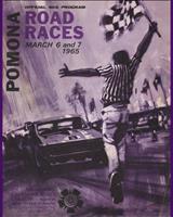 Programme Cover - SCCA Regional Pomona 1965
