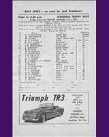 Entry List - Port Wakefield 1960