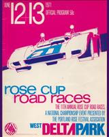 Programme Cover - Rose Cup Portland 1971