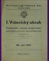 Programme Cover - Praha-Vršovice [S750] 1947