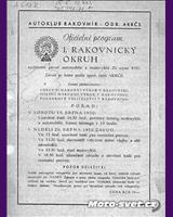 Programme Cover - Rakovník [R+1.5] 1950