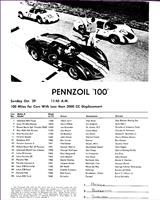 Entry List - Revson Trophy Riverside 1967
