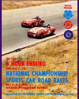 Programme Cover - SCCA National Riverside  - Classes: ASR+BSR+CSR 1968