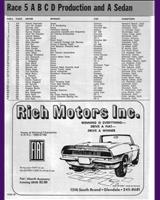 Entry List - Riverside [AP+BP+CP+DP+AS] 1970