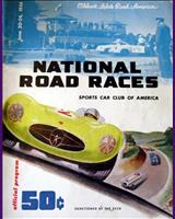 Programme Cover - SCCA National Road America - Classes FP+GP 1956