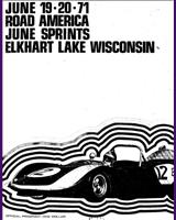 Programme Cover - SCCA National Road America [ASR+BSR+AS] 1971