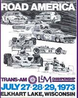 Programme Cover - Trans-Am Road America 1973