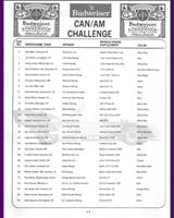 Entry List - Can-Am Road America 1981