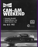 Programme Cover - Can-Am Road America 1983