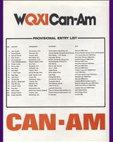 Entry List - Can-Am Road Atlanta 1974