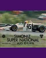 Programme Cover - SCCA National Road Atlanta [AP+BP+CP+AS+ASR+BSR] 1974