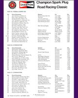 Entry List - US Champions Road Atlanta [AP] 1976