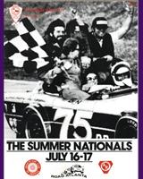 Programme Cover - SCCA National Road Atlanta 1977