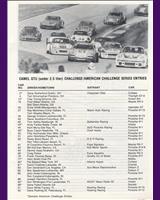 Entry List - Road Atlanta 75 Miles GTU 1978