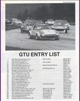 Entry List - Road Atlanta [GTU] 1980