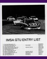 Entry List - Road Atlanta IMSA GTU 1980