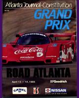 Programme Cover - Road Atlanta 500 Kilometres 1985