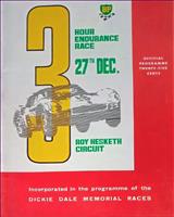 Programme Cover - Roy Hesketh 3 Hours 1965