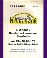 Programme Cover - Saarlouis [GT] 1972